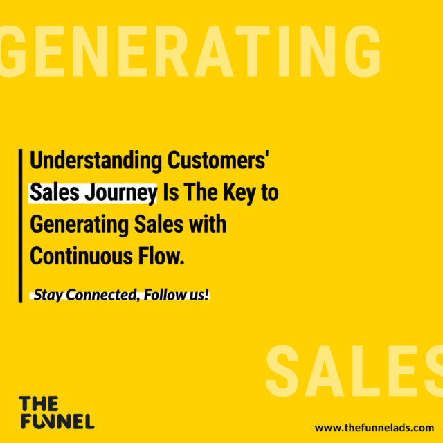 Understanding customers' sales journey is the key to generating sales with continuous flow. 

As each funnel is divided into three parts :

- Top of the funnel (TOF) 
- Medium of the funnel (MOF) 
- Bottom of the funnel (BOF) 

So, we can enhance the customer experience through the funnel by optimizing it and creating a smooth transition between funnel stages. 

It will help customers to move from the 'content view' to the 'purchase' stage without any hindrance and give you non-stop sales. 

Follow us for more trending & sough-out content. 

#thefunnel #salesfunnel #mediabuying #socialmediaadvertising #digitalmarketing #digitalmarketingagency #businessgrowth #businesstips #startupbusiness #entrepreneur #digitalmarketingexperts #digitalmarketingstrategy